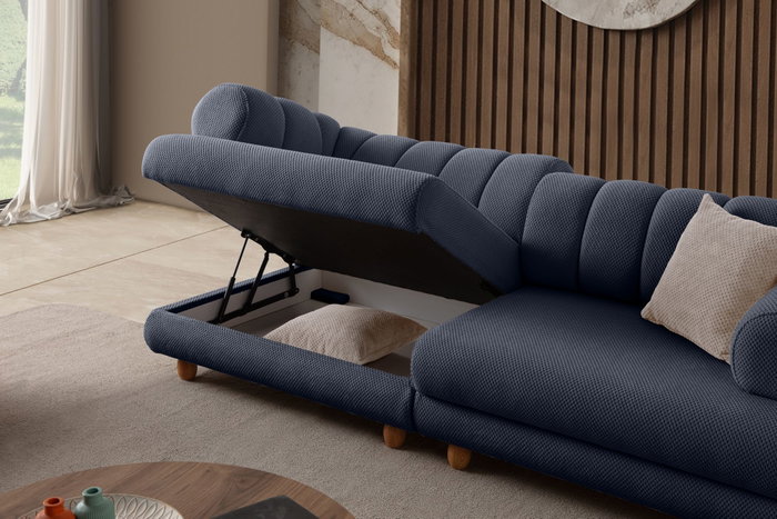 Atelier Del Sofa Gloria - Sofá de 3 plazas Azul marino